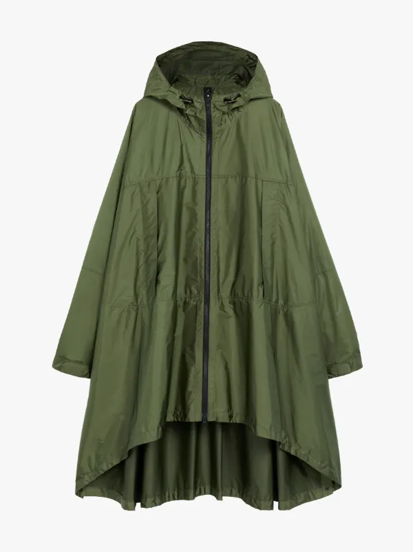 MIST Military Green Nylon Cape