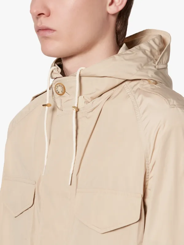 MODERN Putty Nylon Hooded Jacket