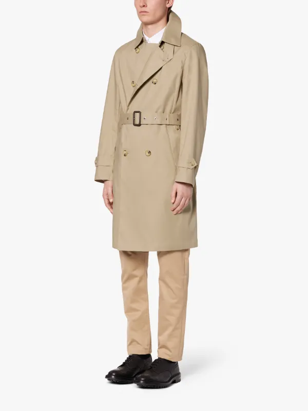 MONKTON Fawn RAINTEC Cotton Short Unlined Trench Coat | GM-1006B