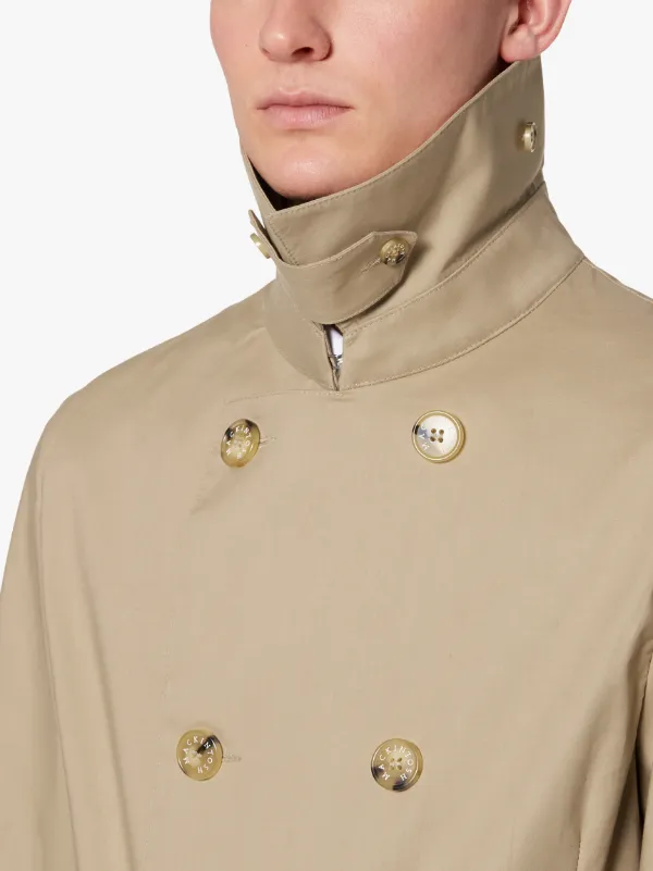 MONKTON Fawn RAINTEC Cotton Short Unlined Trench Coat | GM-1006B