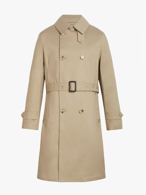 MONKTON Fawn RAINTEC Cotton Short Unlined Trench Coat | GM-1006B