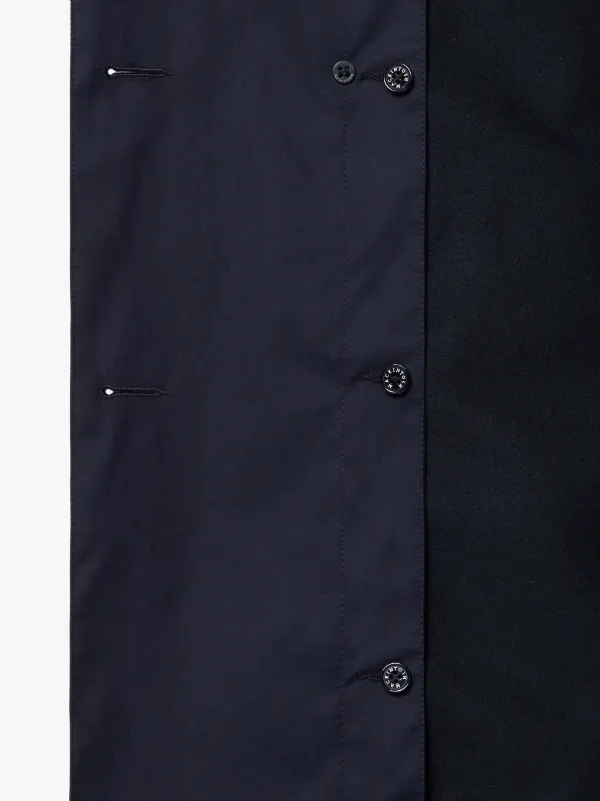 MONKTON Navy RAINTEC Cotton Trench Coat | GM-1006FD