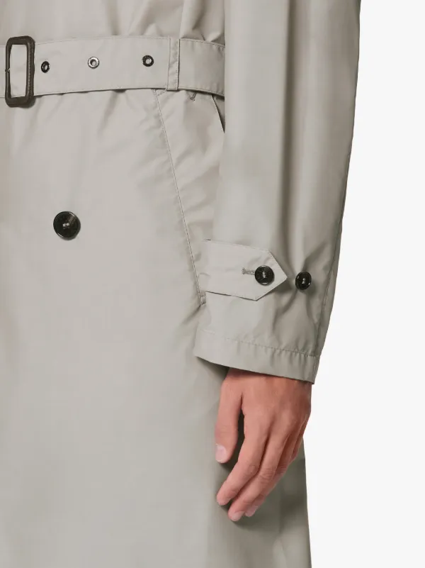 MONKTON Sand Rain System Wool Blend Short Trench Coat | GM-1006B