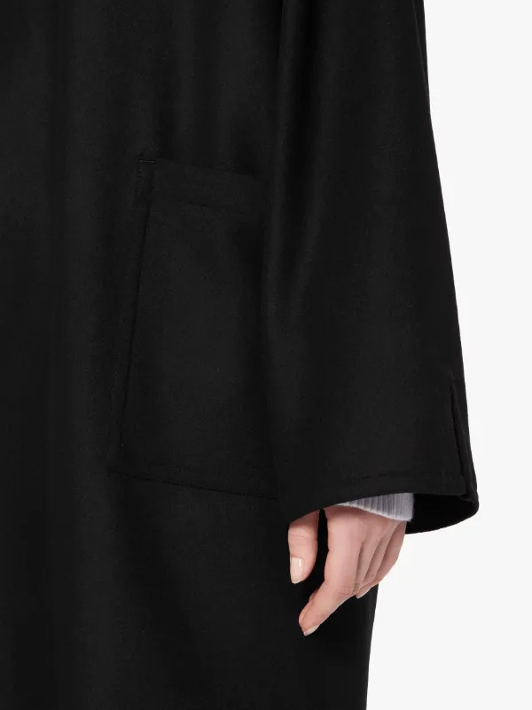 MONREITH Black Wool Coat | LM-1035