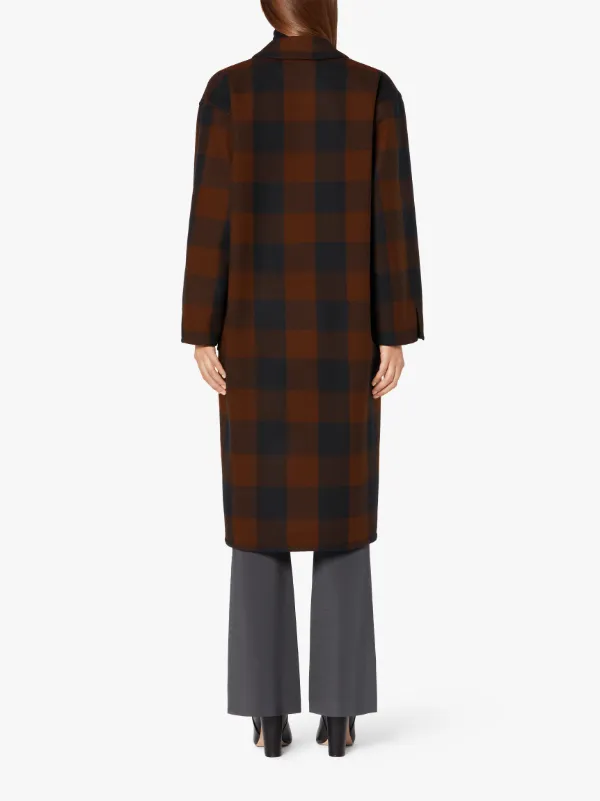 MONREITH Buffalo Check Wool Coat | LM-1035