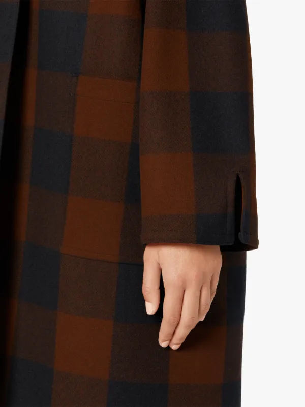 MONREITH Buffalo Check Wool Coat | LM-1035