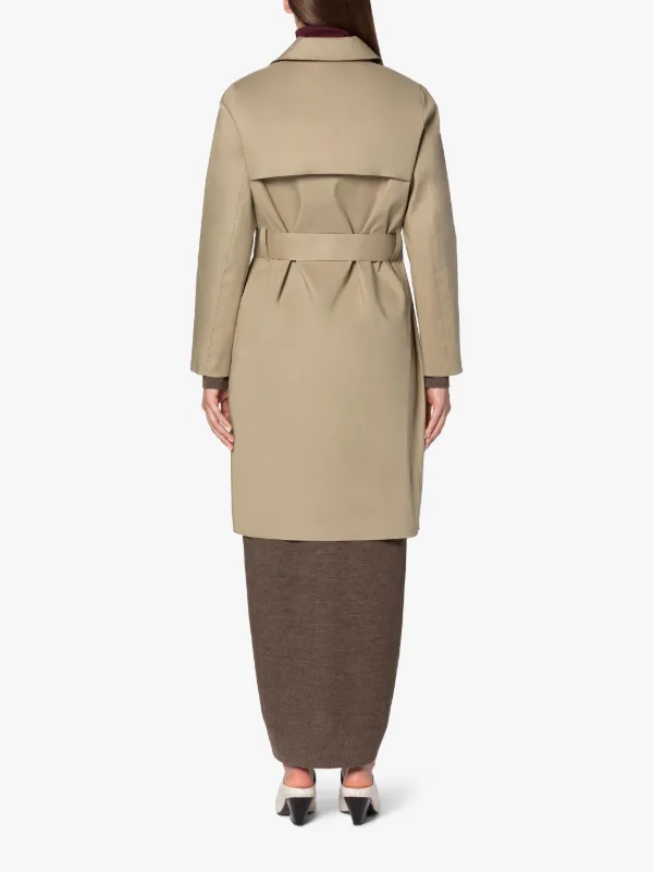 MORNA Fawn Bonded Cotton Trench Coat