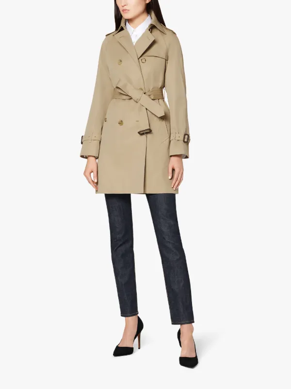 MUIE Honey Cotton Short Trench Coat | LM-1012FD