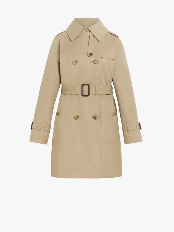 MUIE Honey Cotton Short Trench Coat | LM-1012FD