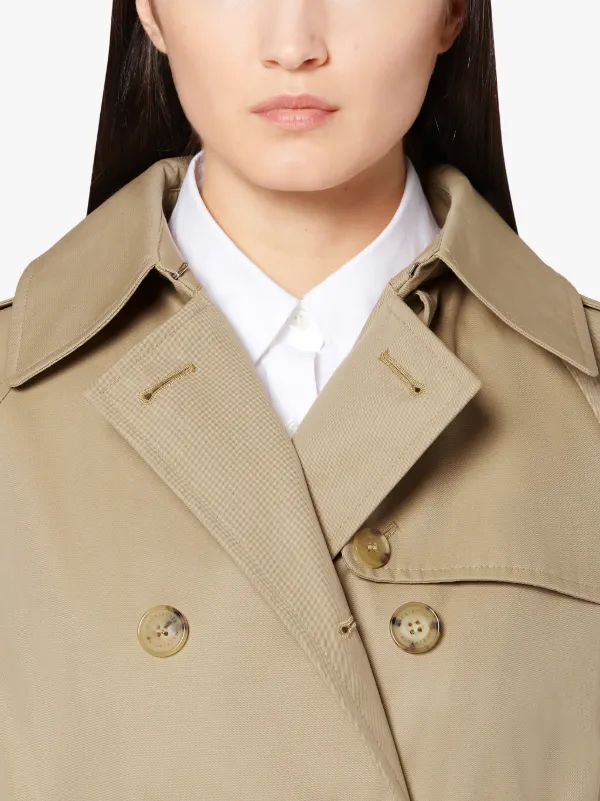 MUIE Honey Cotton Short Trench Coat | LM-1012FD