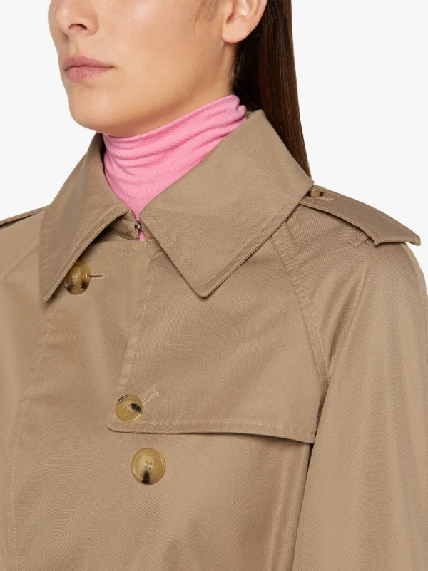 MUIE Sand Cotton Short Trnech Coat | LM-1012
