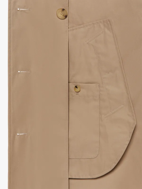 MUIRKIRK Sand Cotton Trench Coat | LM-1011