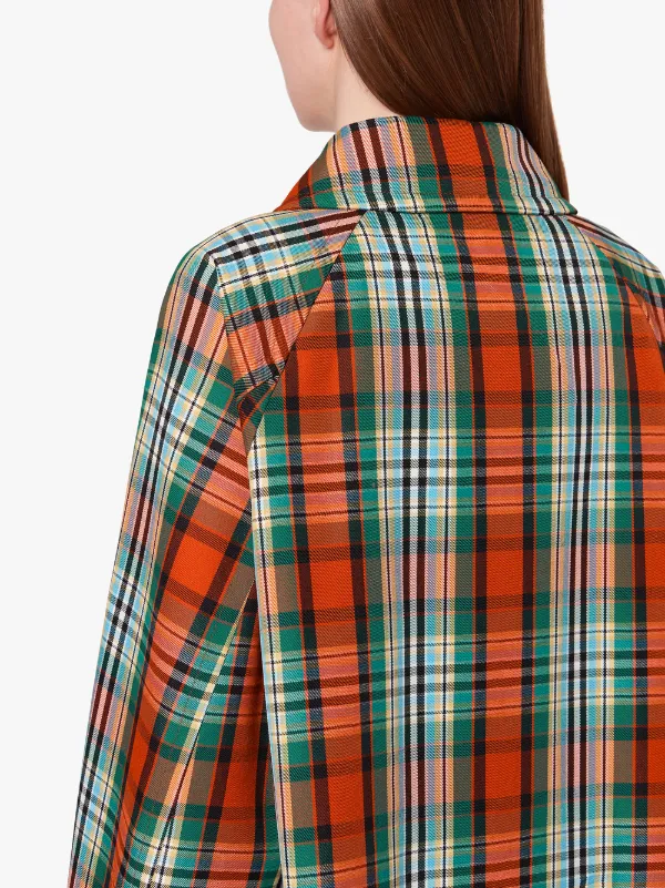 Multi-Colour Check Wool Blend Coat | GM-13BS/SH/W