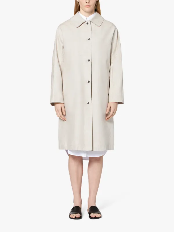 Natural Storm System Linen Coat LM-079ST/P