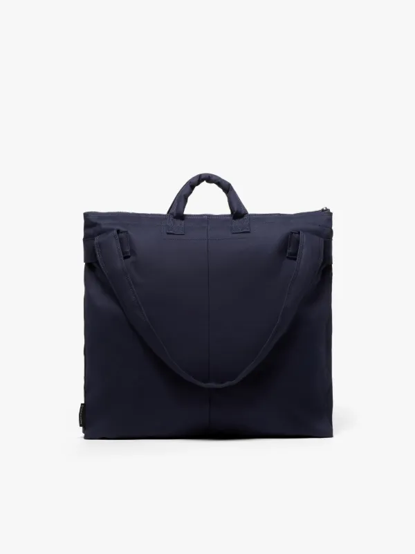 Navy Bonded Cotton Porter Helmet Bag | Mackintosh