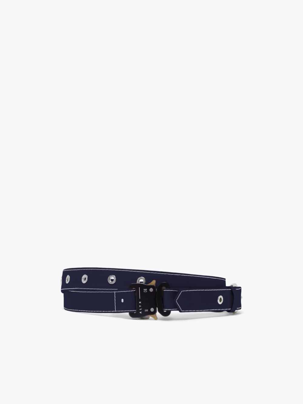 Navy Bonded Cotton Rollercoaster Belt Mackintosh