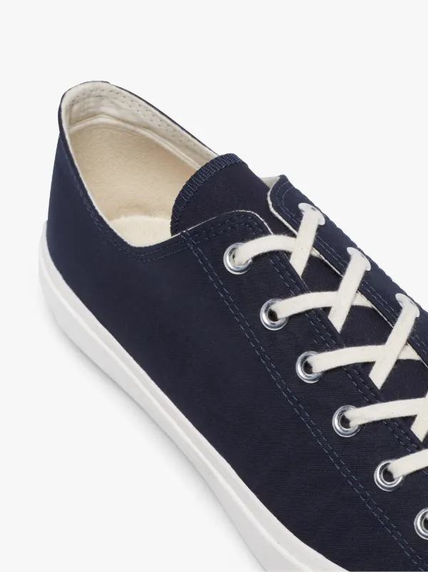 Navy Bonded Cotton Sneakers | GS-017