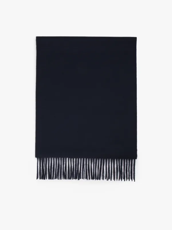 Navy Cashmere Scarf