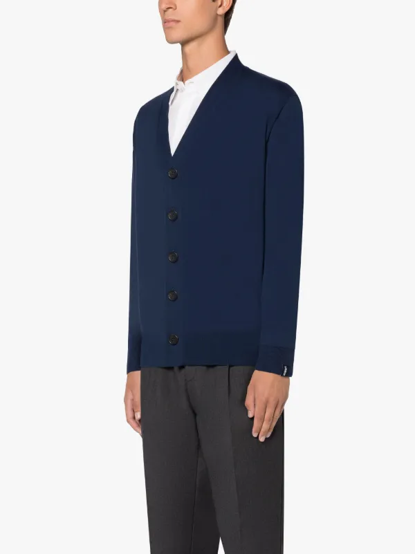 Navy Cotton Cardigan