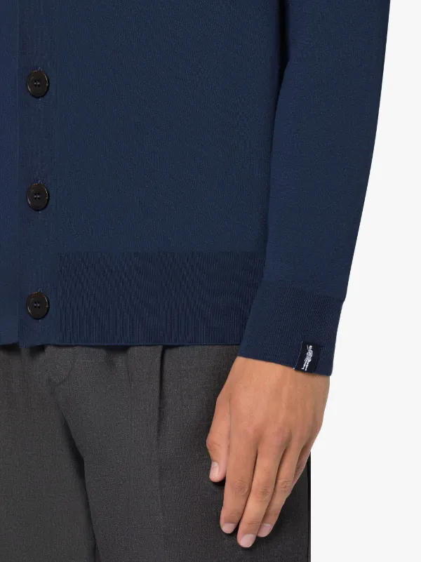 Navy Cotton Cardigan