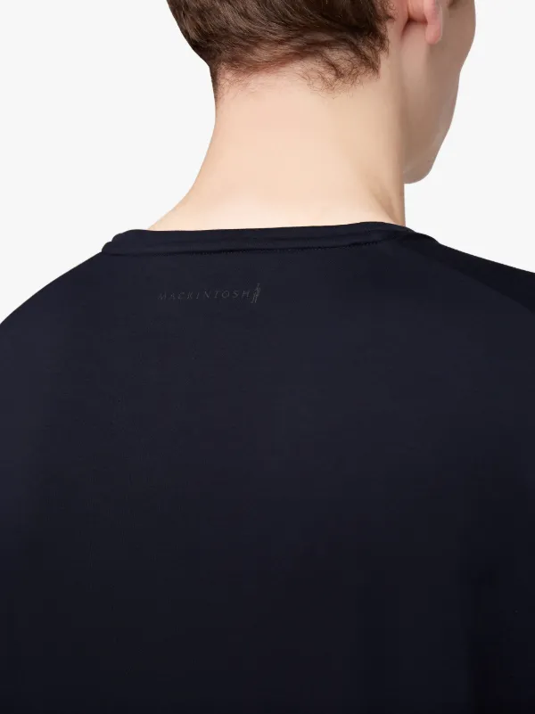 Navy Cotton Crewneck T-Shirt | GCS-025
