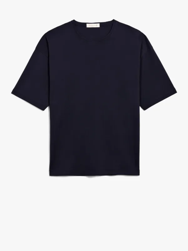 Navy Cotton Crewneck T-Shirt | GCS-025