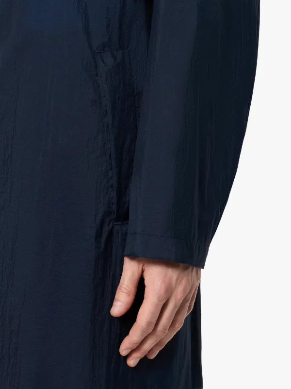 Navy Nylon Oversized Coat GM-138