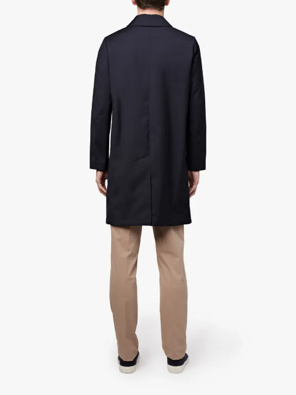 Navy on sale mackintosh coat