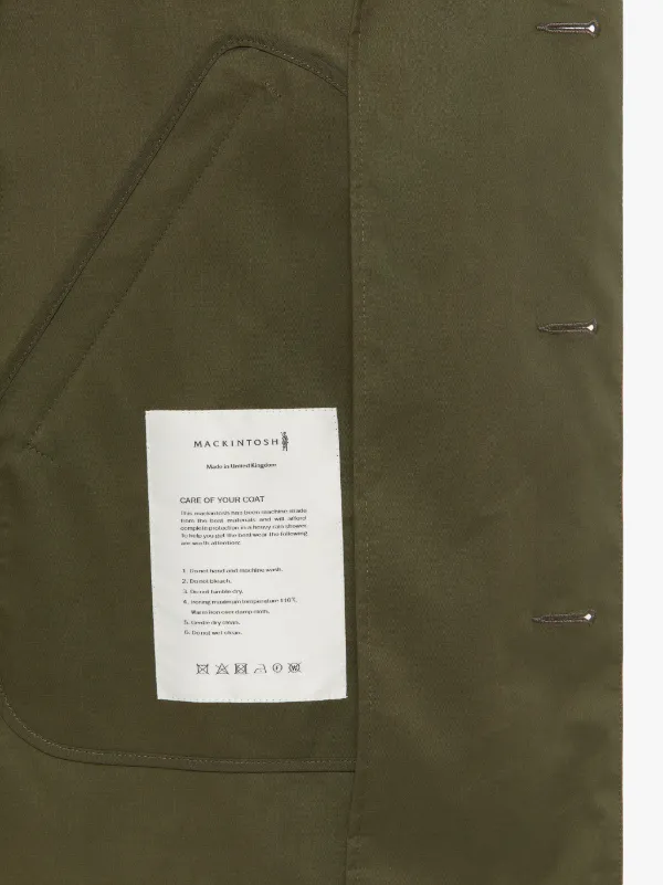 NEW BLOOMSBURY Green RAINTEC Cotton Jacket | GMC-108