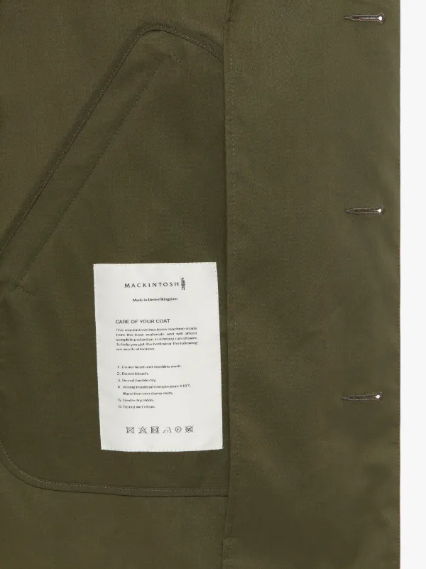 NEW BLOOMSBURY Green RAINTEC Cotton Jacket | GMC-108