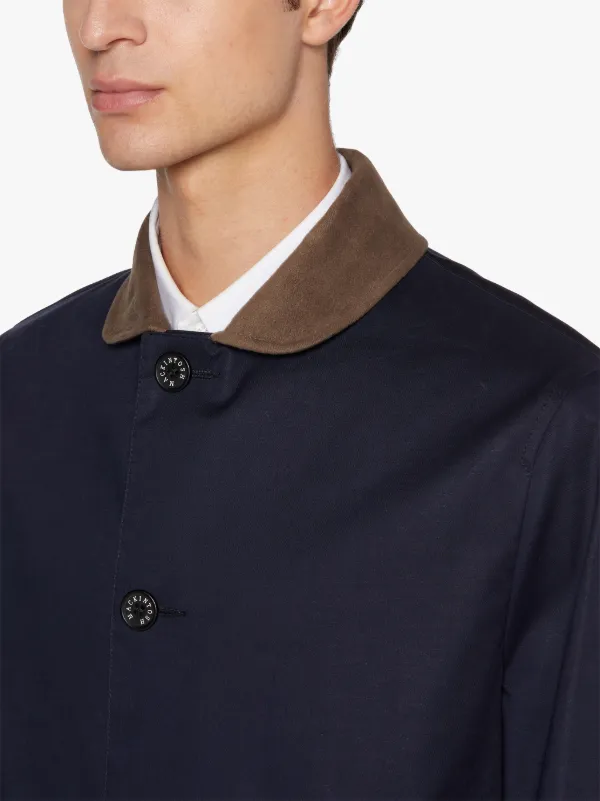 NEW BLOOMSBURY Navy RAINTEC Cotton Jacket | GMC-108