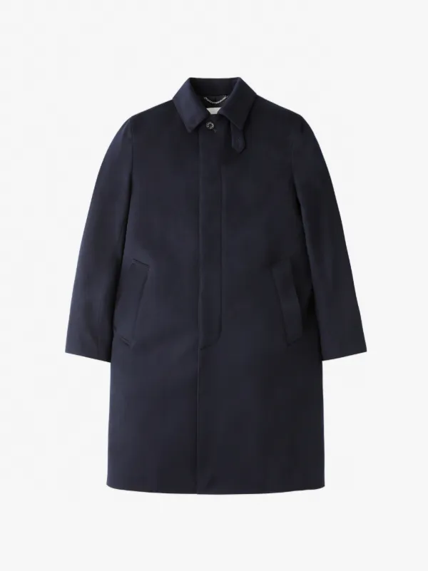 NEW DUNKELD SINGLE BREASTED COAT NAVY | GM-1118F/WO