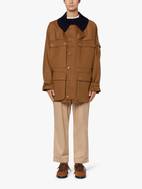 NEW YORK Camel Storm System Wool Field Jacket | GMF-108