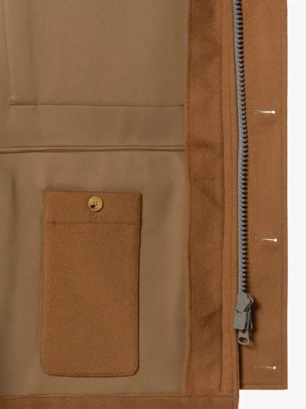 NEW YORK Camel Storm System Wool Field Jacket | GMF-108