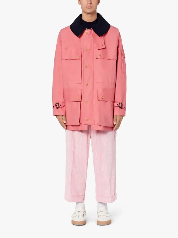 NEW YORK Tea Rose Bonded Cotton Field Jacket | GRF-303