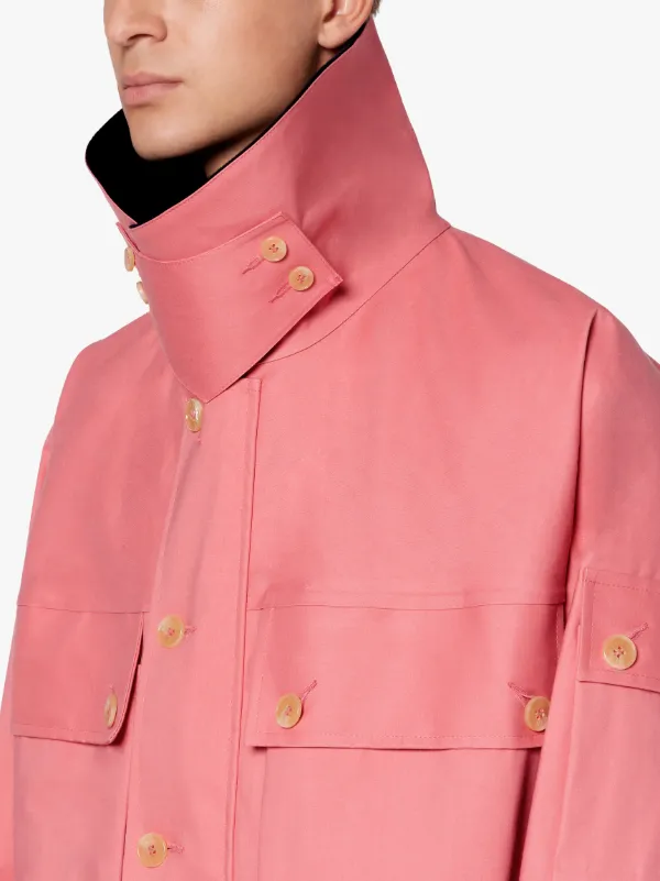 NEW YORK Tea Rose Bonded Cotton Field Jacket | GRF-303