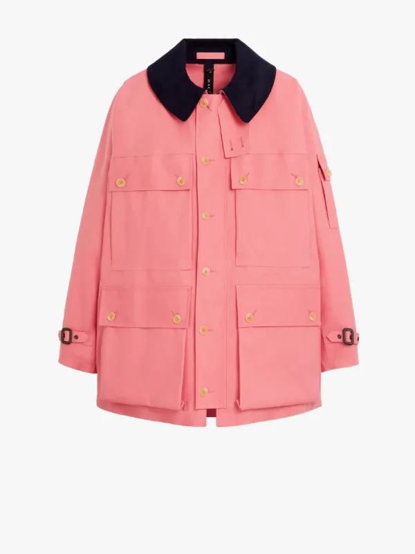 NEW YORK Tea Rose Bonded Cotton Field Jacket | GRF-303