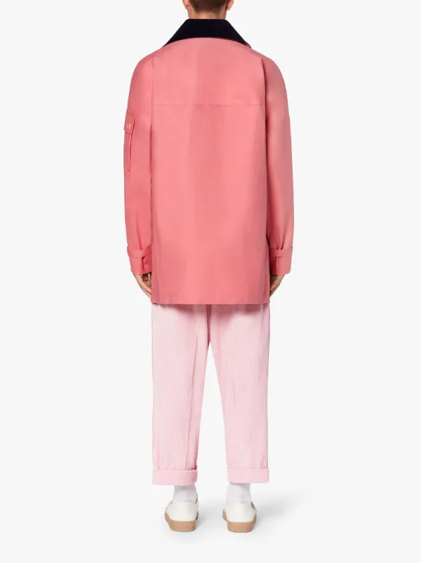 NEW YORK Tea Rose Bonded Cotton Field Jacket | GRF-303