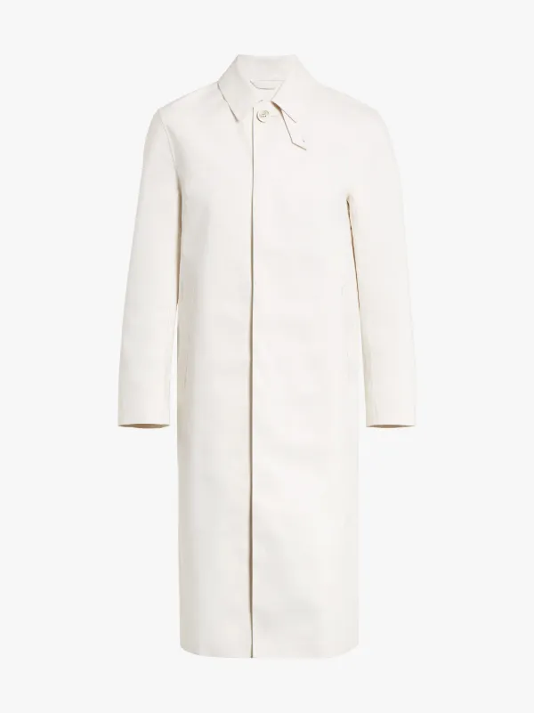 Off White Bonded Cotton Lab Coat