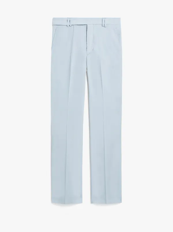 Off White Wool & Cotton 0002 Double Loop Trousers