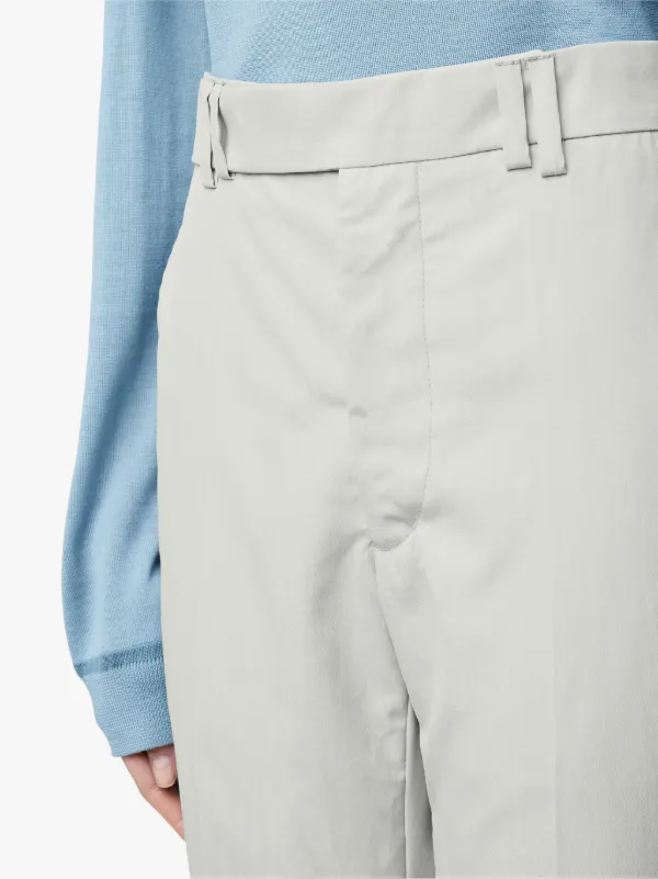 Off White Wool & Cotton 0002 Double Loop Trousers