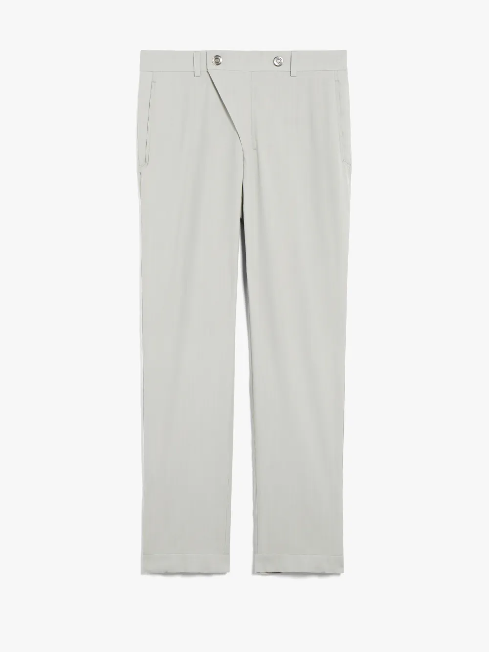 off white wool pants