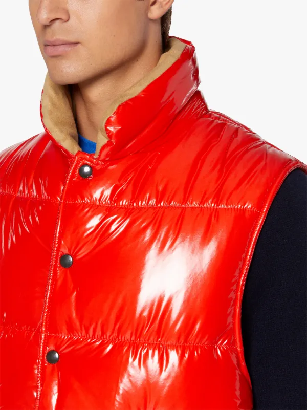 OSAKA Bright Orange Nylon Gilet | GQF-304