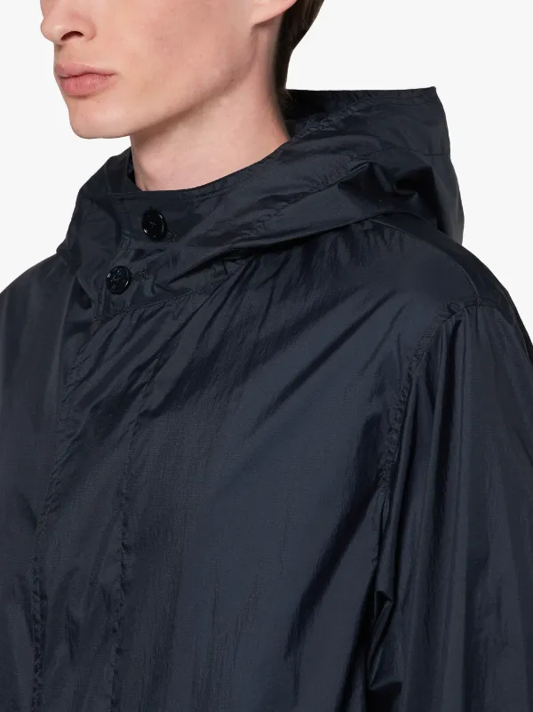 oversized hooded raincoat