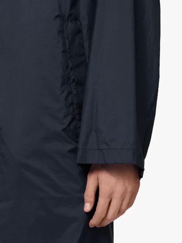 oversized hooded raincoat