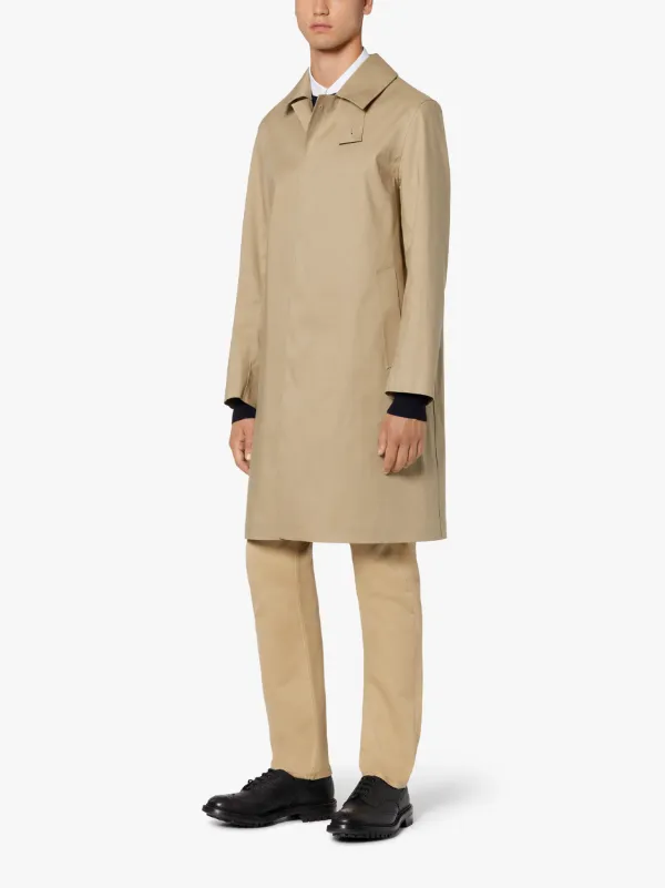 OXFORD Fawn Bonded Cotton 3/4 Coat | GRC-108 | Mackintosh