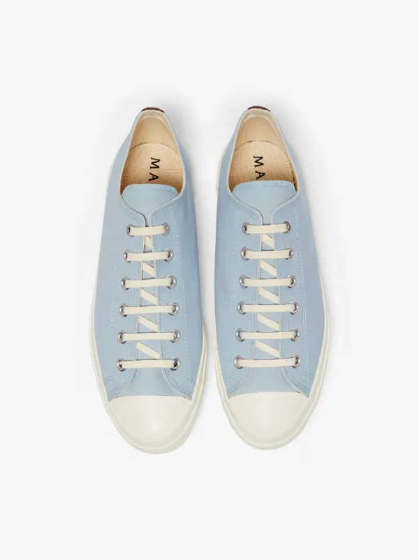 Pale Blue Bonded Cotton Sneakers | GS-017