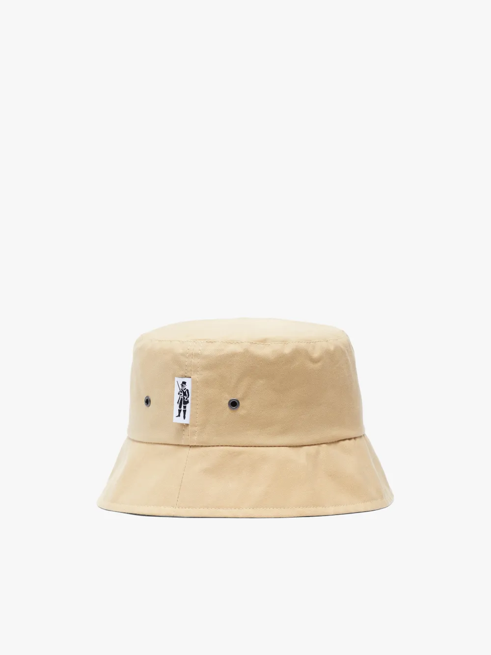 PELTING Beige Waxed Cotton Bucket Hat 