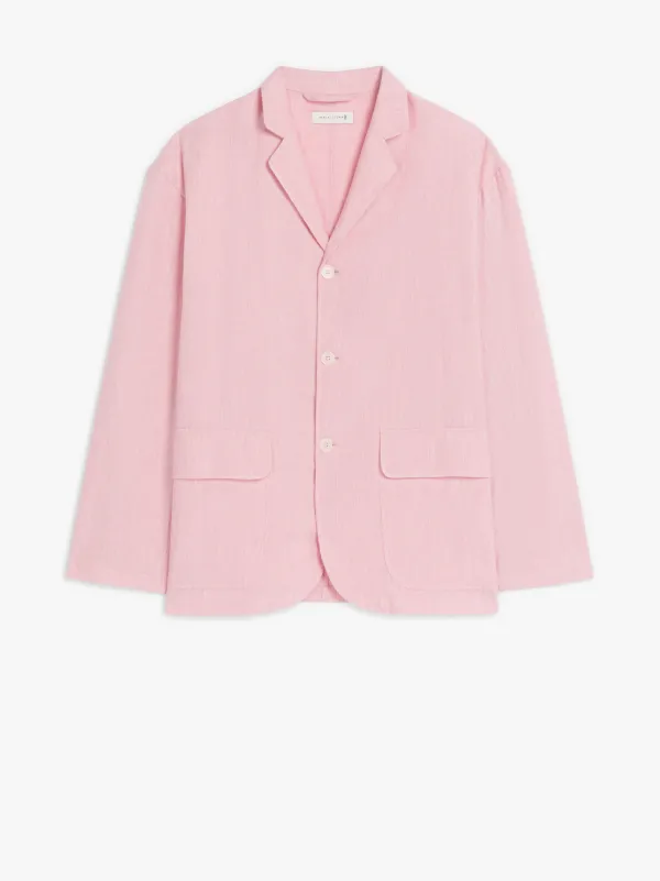 PEMBROKE Pink Cotton & Wool Jacket | GSC-104