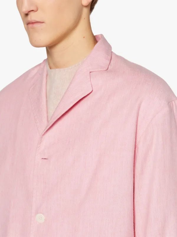 PEMBROKE Pink Cotton & Wool Jacket | GSC-104